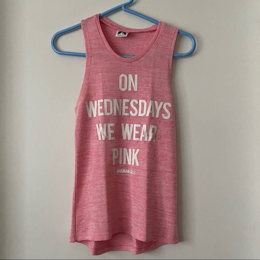 Mean Girls “On Wednesdays We Wear Pink” Tank Top
